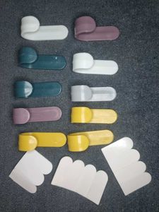 10 Pack Adhesive Cord Hanger