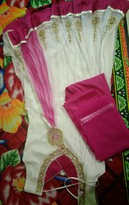 White Dresstraditional Anarkali dress