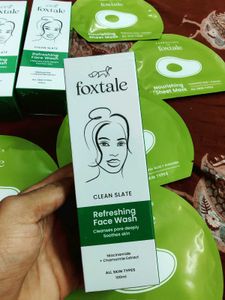 Foxtale Face Wash &amp; Sheet Masks