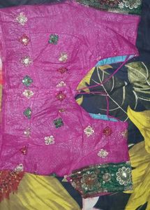 Pink Embellished Blouse