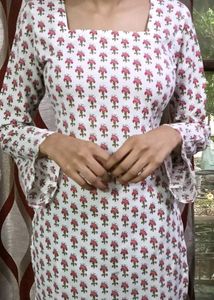 Floral Print Kurta