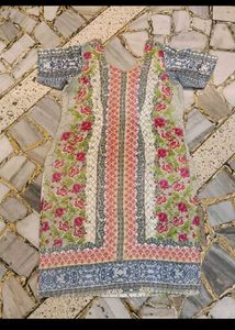 Floral Kurta Set Without Dupatta