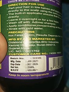 PRICE DROP NEW ADIVASI HAIR OIL 1ST 100%100 💥