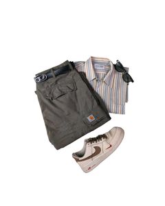 Beige Colour Mastor Tailor Shirt With Strips...
