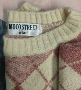 Argyle Cropped Sweater