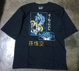 Black Oversized Anime Printed T-shirt Trendy