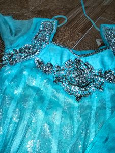 Kids Triple Layered Anarkali Dupatta &amp; Pant