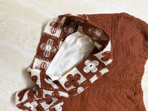 Crochet Brown Bikini Set