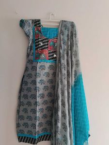 Elephant Print Kurta