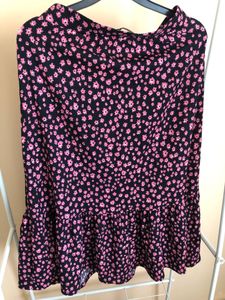 Marks and Spencer Casual A-Line Printed Midi Skirt
