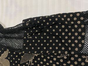 Unique Polka Dot Mesh Dress /shrug Bust 36-40