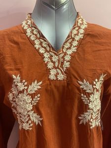 Embroidered Long Cord Set