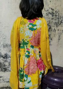 Floral Print Kurta