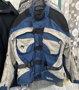 Cycle Spirit Blue Motorcycle Jacket
