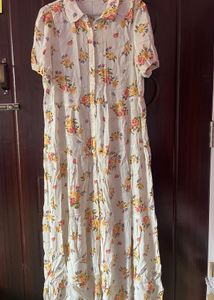 MANGO maxi Floral Dress