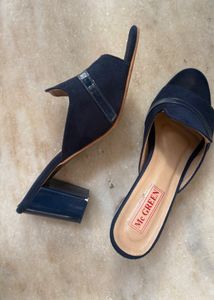 Navy Blue Mc GREEN Slides