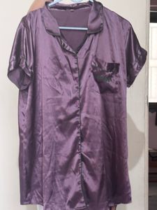 Silk Night Suit Shorts