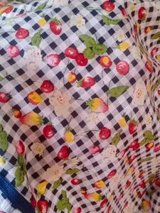 Cute Gingham Floral Sundress