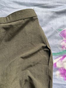 straight Leg Olive Pants