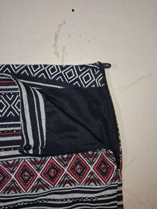 Embellished Patterned Mini Skort