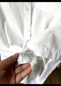 H&amp;M Poplin Oversized Button Down Shirt