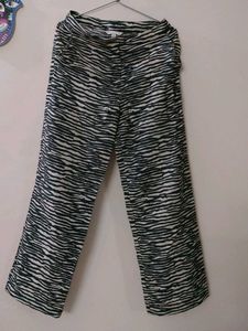 H&M new Zebra Print Wide Leg Pants