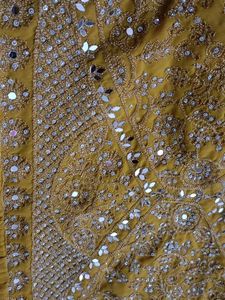 Yellow Embroidered Dress