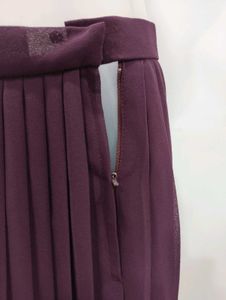 Pleated Midi Skirt