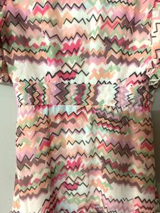 Patterned Mini Dress