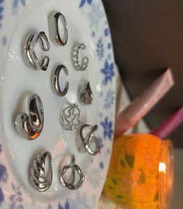 Silver Plated (Set of 10) Stackable Finger🎀
