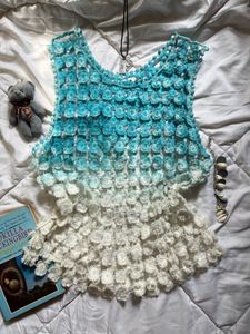 Ombre Boho Crochet Top