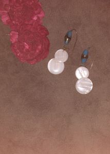 Mop Earrings (2Disc of Mother O Pearl)