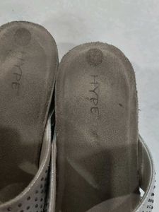 Hype Silver Rhinestone Sandals