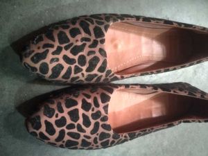 Leopard Print Ballerinas Jutti