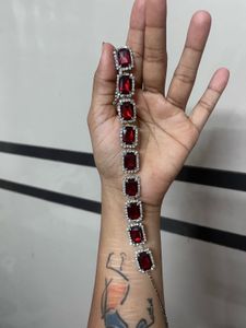 Red Jewel Neckset