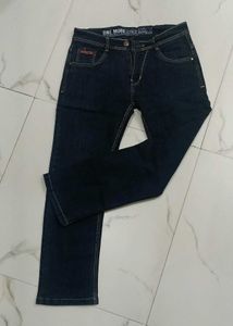 Dark Blue Denim Jeans