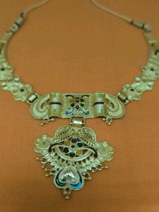 Silver-toned Statement Necklace