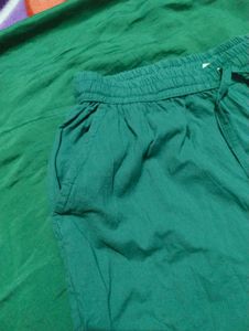 Green Kurti Pant  Set