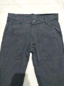 Gray Casual Pants
