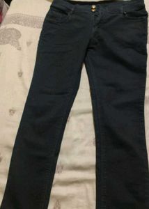 Dark Wash Denim Pants