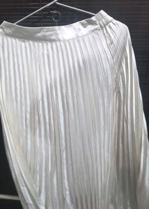 Pleated Maxi Skirt
