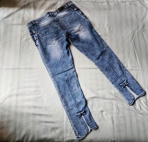 Low Waist Bow Jeans