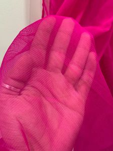 Pink Net Dupatta