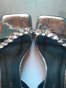 Rhinestone Kitten Heels