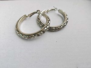 Silver Hoop Earrings
