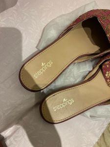 Embroidered Flats &amp; Sandals