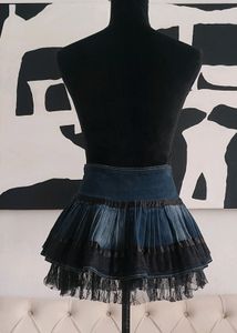 Y2k Denim Mini Skirt