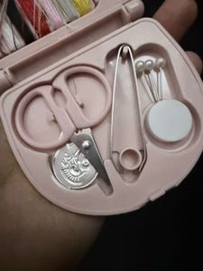 Pink aesthetic mini sewing kit