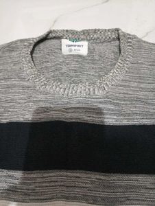 Combo Striped Pullover Sweater