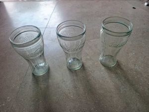 Coca Cola 3Glass Glasses
